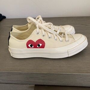 Converse x Comme des Garçons play in size 7